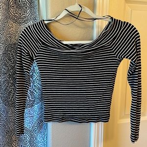 Striped crop top